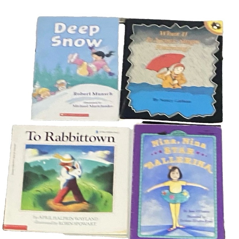 Scholastic Children’s Reading Book Ages 3+ To Rabbittown, Nina Nina, Deep Snow